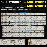 TOSHIBA 40 Inch TV BACKLIGHT 40PU200EJ 40PB200EJ