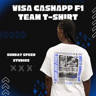 F1 Visa Cashapp - Ricciardo & Tsunoda White T-shirt