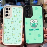 XI106 Kero-ppi Casing for OPPO Reno F19s 5 4 F19 A92 A95 A72 Find X3 6 A52 Lite 5G Black White