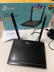 (有單有盒有保養)Tp-Link TL-MR100 WiFi 4G LTE router 路由器 插SIM卡/電話卡/數據卡即用