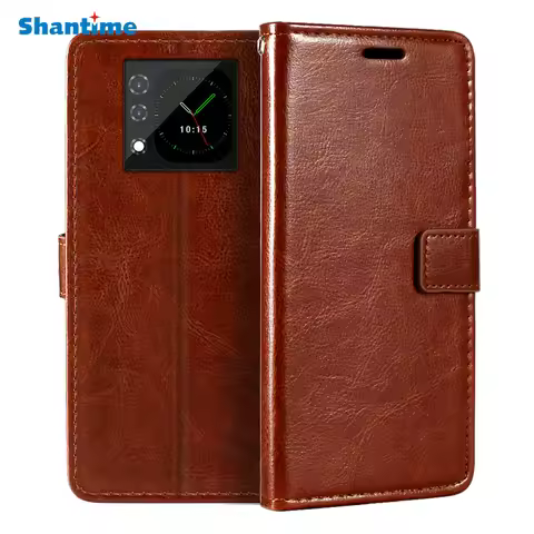 Case For Unihertz Titan 2 2025 Wallet Premium PU Leather Magnetic Flip Case Cover With Card Holder A