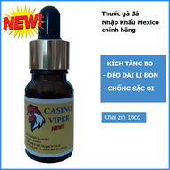 Thuốc gà đá tăng bo Casino Viper xanh chai mới lọ 10cc nhập khẩu Mexico chính hãng
