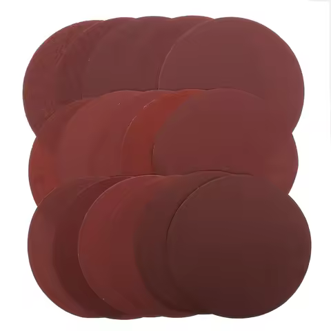 20PCS 6 Inch 150MM Aluminum Oxide Sander Sandpaper Quality Sanding Discs Hook and Loop Sanding Paper