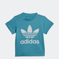 adidas ไลฟ์สไตล์ เสื้อยืด Trefoil เด็ก สีน้ำเงิน IC6115