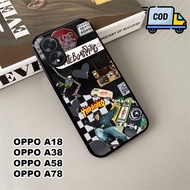 Case Oppo A38 4G -aesthetic Motif -Casing Oppo a58 4G - Softcase a78 4G - Hardcase Oppo a18 4G- Oppo a58 5g - Oppo a78 5g - all type hp
