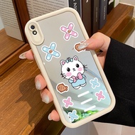 Xiaomi Redmi 9A Redmi 9i Redmi 9T Redmi 9 Power Case Cellphone Casing Mirror Protector Love Cat Soft