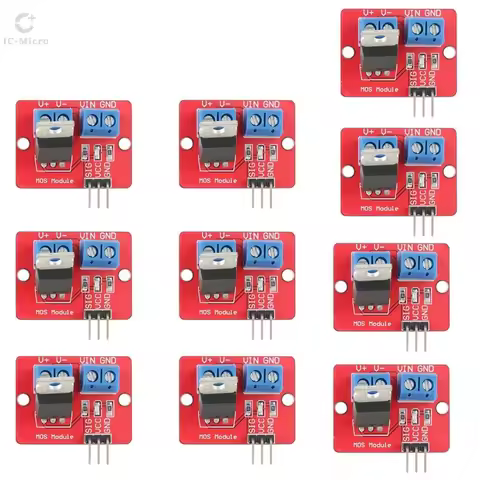 XCW 0-24V Top Mosfet Button IRF520 MOS Driver Module For Arduino MCU ARM Raspberry pi IRF520 1-10PCS