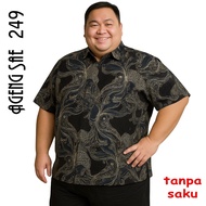 KATUN KEMEJA Men's Jumbo Cotton Batik Shirt Ageng Sae Size 249 L, XL, XXL, 3XL, 4XL, 5XL, 6XL, 7XL