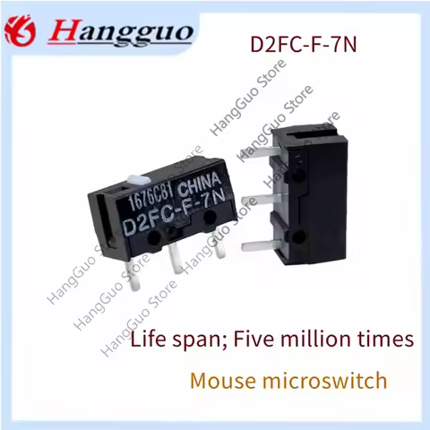 Original D2FC-F-7N For G602 Logitech G700S Micro G500s Mouse Touch the RAT 7 button 3PIN micro switc