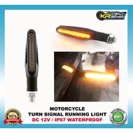 Turn Signal LED Light (Running Water) for Motorcycle, Scooters, E-Bike & Big Bikes - Rear Side
