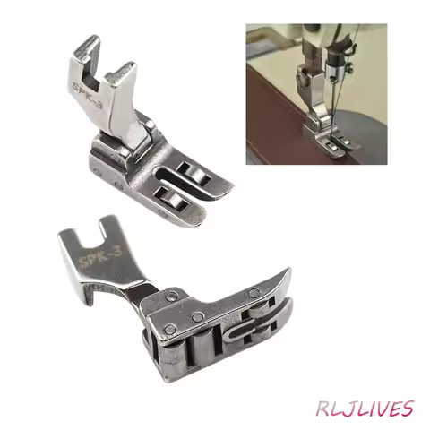 Industrial Sewing Machine Roller Presser Foot SPK-3 Snap-On High Shank Foot Leather Sewing Parts For