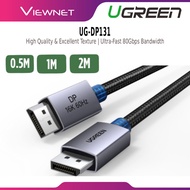 UGREEN DISPLAYPORT CABLE 2.1 DP2.0 80GBPS SUPPORT 16K@60HZ 8K@240HZ 4K@240HZ HDR, HDCP, DSC 1.2A AND