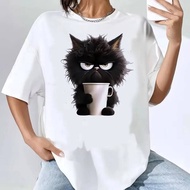 Breathable Women’s Psychedelic Harajuku T-Shirt - ‘00s Retro Fashion