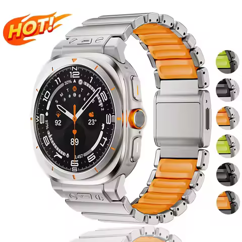 Titanium Band for Samsung Galaxy Watch 9Ultra2 NO Gaps Luxury Metal Strap for Galaxy Watch Ultra 202