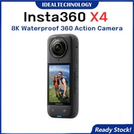 Insta360 X4 - Waterproof 8K 360 Action Camera 4K Wide-Angle Video 135 Min Battery Life