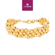 HABIB Oro Italia 916 Yellow Gold Bracelet GW47941023