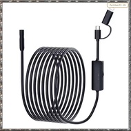 [L W H Y] 8 LED Pipeline Borescope 8MM Endoscope Camera IP67 Waterproof 2 in 1 Type-C Mini Inspectio