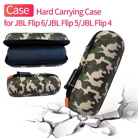 Hard Carrying Case Shockproof Protective Travel Case Anti-scratch Speaker Carry Bag for JBL Flip 6/J