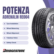 NEW TYRE 205/50R16 POTENZA ADRENALIN RE004 BRIDGESTONE  (WITH INSTALLATION)