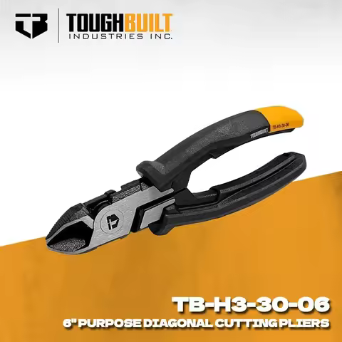 TOUGHBUILT TB-H3-30-06 6" General Purpose Labor Saving Diagonal Cutting Pliers Hand Tools Toughbuilt