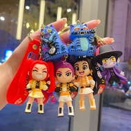 Witch Hunter Group Keychain KPOP Cartoon Men Group Bag Small Pendant Anime Keychain Small Gift Whole