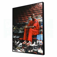 [Poster + Frameblock] Nike Frameblock Poster A3 Size 30x40 cm | Air Jordan Poster