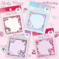 Japan -pin24 Sanrio Kuromi Pacha Dog Melody Limited Pay Note Sticky Note