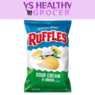 Ruffles Potato Chips Sour Cream & Onion Snacks