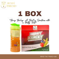 1 BOX BERRY BARLEY ICED COLD JUICE DRINK (BERRIES and BARLEY GRASS)