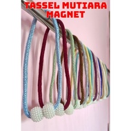 Tassel PEARL MAGNET curtain hook curtain rope