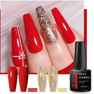 MEET ACROSS 7ml Christmas Color Gel Polish Soak Off LED UV Manicure
