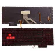 New US Keyboard for HP Omen 15-ce 15-ce000 15-ce020ca 15-CE010CA 15-CE0 TPN-Q194 US Red Backlit