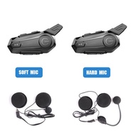 AUTO MOTORCL 2Pcs Bluetooth Intercom Motorcycle Helmet Bluetooth Headset for 2 Rider Intercomunicador Wireless Headset