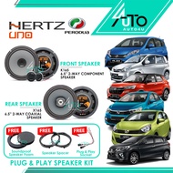 [Hertz x Perodua] X165 K165 6.5" Component Speaker Uno Series car speaker kereta Myvi Viva Axia Aruz