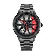 Automatic Nitro Rim Watch – High-Quality Men's Watch with Miyota 8n24 Movement – Quartz Watch, black