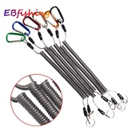 Fishing Lanyards Safety Rope Wire Coiled Tether for Pliers Grippers Fish Tackle Tools