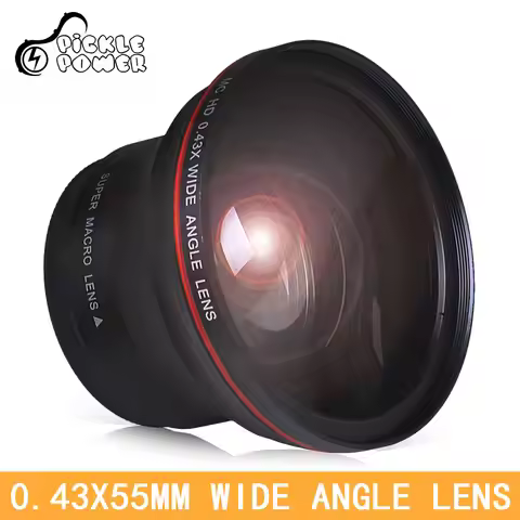 (Pickle Power 55MM 0.43x Professional HD Wide Angle Lens (Macro Portion) for Nikon D3400, D5600 and 