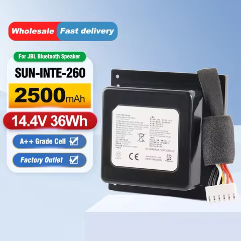 ETESBAY SUN-INTE-260 Rechargeable Battery For JBL PartyBox 100 Bluetooth Speaker 14.4V 2500mAh