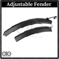 cod MTB Bicycle Mudguard Fender with Warning LED Tail Lights