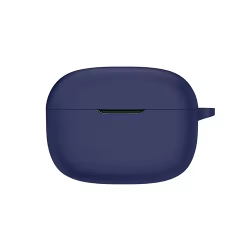 Portable Soft Earphone Case Silicone Anti-drop Protector Cover with Hook Dustproof Protective Sleeve