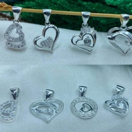 ( LOVYE ) Star Silver Italy 92.5 Pendant Heart Design Female &