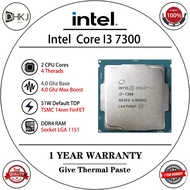 USED Intel Core i3 7300 Processor 4.0GHz 3M Dual-Core Socket LGA 1151 desktop CPU