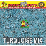 TURQUOISE MIX 💥 FLAKE COLOUR 💥 ( Colour Flake Only ) For Floor Wall Serpihan Berwarna Lantai Tandas Epoxy Flake Coating