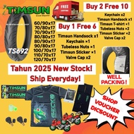🇲🇾 TS692 Tahun 2025 + RM30 OFF 🔥 TS692 Timsun Tayar Motor Tubeless (Tubeless) 17inch @ 80/90 90/80 1