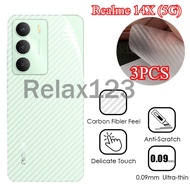 Carbon Fiber Back Film For OPPO Realme 14X 5G Realme14X Realme14 X Realme 14 X 5G 2025 Matte Carbon 