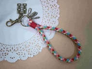 ~米+熊~    復古 編織鑰匙圈  蠟線編織鑰匙圈