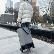 Shopping Cart Folding Trolley Cart Shopping Cart Supermarket Foldable Home Trolley