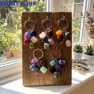 VORTEXLINK 12 Constellation Keychain, Alloy Polished Birthstone Key Pendant, Favor Multicolor Zodiac