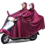 Battery Car Raincoat Men Cycling Poncho Adult Suit Rain Gear Motorcycle Electric Women's One-Piece Double Rainproof