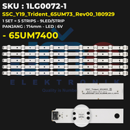 Backlight TV LG 65 Inch 65UM7400 SSC-Y19-Trident-65UM73-Rev00-180929